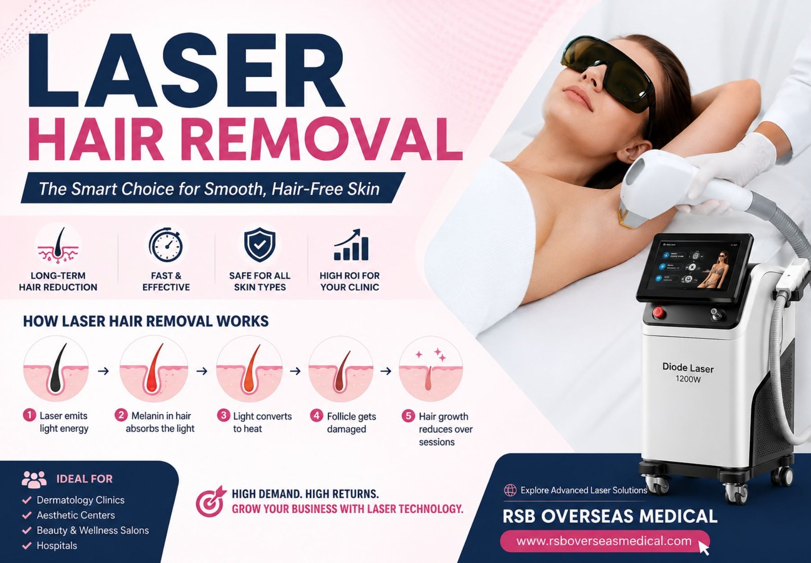 Laser Hair Removal the Complete Guide to Technology, Benefits, and Choosing the Right Machine