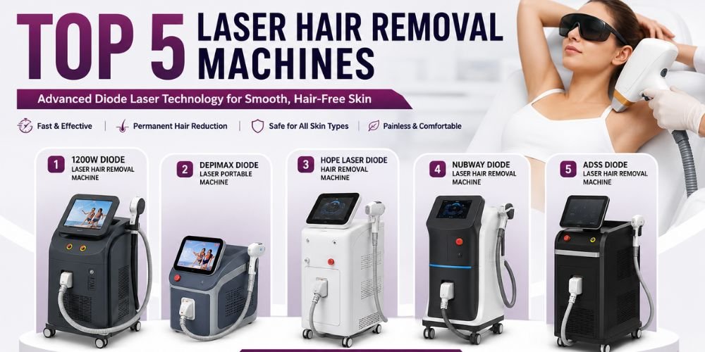 Top 5 Diode Laser Hair Removal Machines for Clinics in 2026