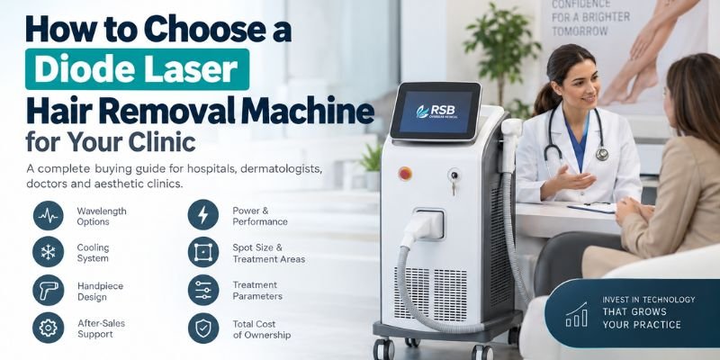 How to Choose a Diode Laser Hair Removal Machine for Your Clinic