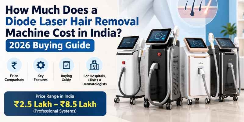 How Much Does a Diode Laser Hair Removal Machine Cost in India? 2026 Buying Guide