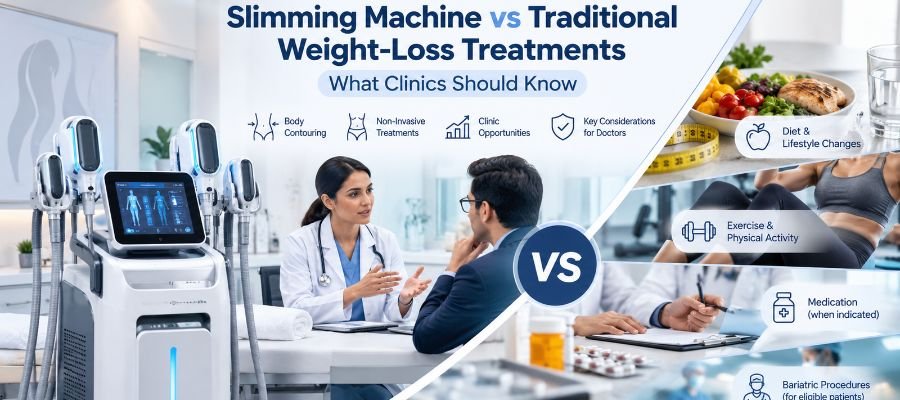 Slimming Machine vs Traditional Weight-Loss Treatments: What Clinics Should Know